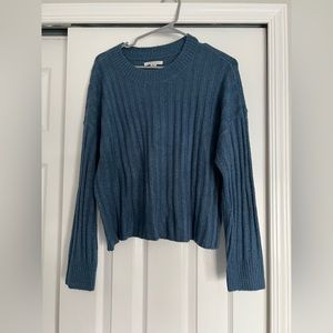 American Eagle Large Rib Crop Sweater